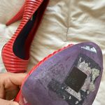 Miu Miu  | Red/Pink Patent Leather peep toe heels Photo 5