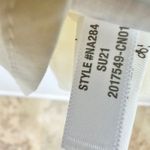 Madewell  Ruffle Button Front Trapeze Dress Floral Reef Cream Relaxed XS NWT Photo 10