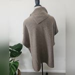 Bianca B Made In Italy Tan Cable Knit Sweater Vest Poncho Cape S/M NWT Size undefined Photo 2
