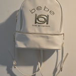 Bebe Cream Backpack with Gold Accents Photo 0