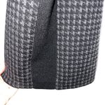 Theory Nellia Noble Wool Houndstooth Printed Dress Photo 2