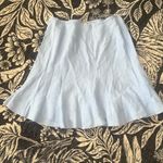 Old Navy   100% Linen Light Sky Blue Flare Skirt ‎ Sz 14 Photo 3