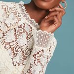 Monique Lhuillier ML Ivory Lace Sheath Dress, Size 0 NEW w/Tag Photo 5