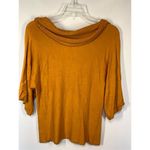 Apt. 9  Women's Rayon Blend Soft Off The Shoulder Top Dark Yellow Size Medium Photo 6