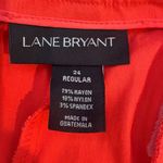 Lane Bryant NWT  The Lena Bootcut Dress Pants Coral Orange 24 3X Office Corpcore Photo 6