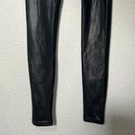 Spanx  Women's Faux Leather Leggings Black Shaping Contour Waistband Size XS Photo 15