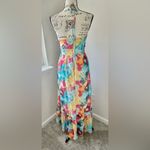 Lulu's Multicolor Backless Dress Pink Photo 3