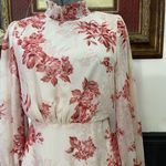 Baltic Born Luciana High Neck Floral Maxi Dress ~ Size Small 🧡🍄 Photo 3