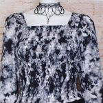 Good Luck Gem GLG | Square Neck Tye Die L/S Blouse Photo 0