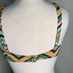 Alex Marie Retro Multicolor Chevron Print Swim Bikini Top Size 10 Photo 5