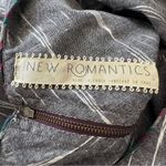 Free People New Romantics Weather Vane Gray Tribal Ikat Print Mini Dress Size 4 Photo 11