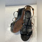 Kate Spade Black Platform Sandals with Glossy Finish Photo 3