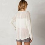 prAna  White Parker Sweater small  Photo 1
