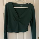 Wild Fable Dark Green Top Photo 0