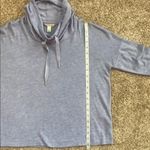 Banana Republic Woman’s Periwinkle Blue Sweatshirt with Cowl Neck Photo 1