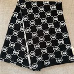 Michael Kors  MK Logo Acrylic Knit Scarf Photo 0