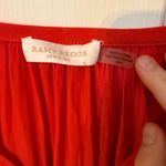 Ramy Brook  Red Pleated Sundress with Dolman Sleeves Photo 1