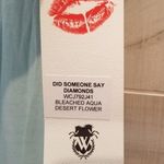 Wildfox {S} NWT  Did Someone Say Diamonds Tiffany Blue Tee Shirt Photo 9