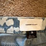 Current/Elliott Current Eliot blue & white cropped jeans 28 Photo 3