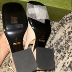 Gucci  Horsebit Mid Heel Slingback Pump Size 35 Skin Rose Photo 4