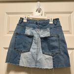 Coco + Jaimeson Multi-Colored Denim Mini Skirt  Photo 1
