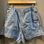Madewell  Denim Easy Pull On Shorts Size Medium Photo 2