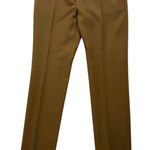 Max Mara  Studio Tan Lightweight Wool Elastane Trouser Pants Size 6 MSRP 450.00 Photo 0