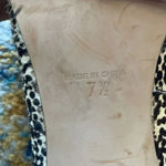 Madewell  The Maddie Heels Speckle Leopard Calf Hair RARE Women’s size 7.5 Pumps Photo 11