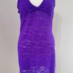 Victoria's Secret  purple lace slip on adjustable strap mini dress Photo 5