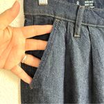 a.n.a NWT . Womens Jeans Denim Dark Blue Wide Leg High Rise Slant Pockets Size 8 Photo 4