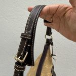 Brighton Croc Olive Green Shoulder Bag Purse Zipper Charm And Dust bag B‎ Brown Photo 8