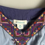 Sundance  Blue Boho Wandering Soul Embroidered Midi Sleeveless Dress MP Photo 4