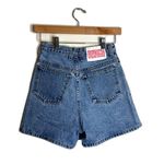 Bongo Vintage button fly denim jean shorts big logo on back size 3 Photo 1