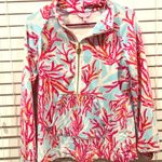 Lilly Pulitzer Coral Print Pullover  Photo 0