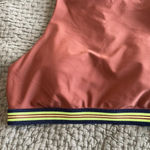 Aerie  Brown High Neck Sports Bra Size Large Photo 2