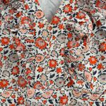 Vineyard Vines  Women's Ivy Ruffle Dress cotton silk floral multi stone size 12 Photo 2