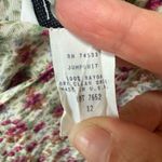 Vintage 90s Jeffrey & Dara Floral Print Wide Leg Jumpsuit 12 Petite Pink Size 12P Photo 5