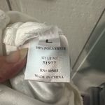 Deja Vu White Islet Brocade Lace Sleeveless Romper Size Large EUC Photo 8