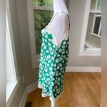 Victoria's Secret Vintage Victoria’s Secret Gold Label Ivory Green Floral Chemise Slip Dress Small Photo 3