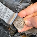 Mother The Double Fray Charmer Written in the Stars Embroidered Skinny Jeans 27 Black Photo 13