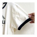 Central Coast Barbell Women’s Cotton Tee Athletic Size XS Cream Black Gym Photo 3