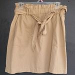 BP . Nordstrom Tan Paper Bag Waist Skirt M Photo 7