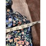 Tommy Hilfiger Dress Womens 20W Floral Flutter Sleeve Navy Blue Plus Size Photo 10