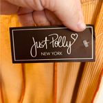 Striped Boot Cut Flare Pants Orange Size M Photo 3