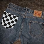 Levi’s Custom Hand Painted Checkered  505 Photo 0