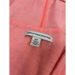 American Eagle  Women's Neon Peach Orange 3/4 Sleeve V Neck Pullover Hoodie S Photo 6