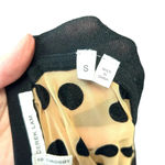 Derek Lam  10 Crosby Runway Oversized Crew‎ Neck Black Nude Dot Back Size Small Photo 8