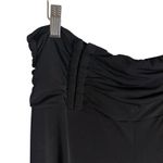 I am gia I.AM.GIA Black Ruched Waist High Rise Flare Straight Leg Legging Pants Size XL Photo 3