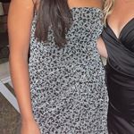 superdown Revolve Cheetah Silver And Black Mini Dress Photo 1