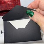 Brahmin Crimson Red Croc Embossed Leather Wristlet Clutch Pouch Bag Photo 13